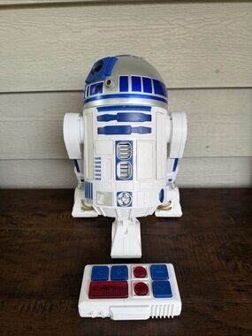 Disney R2-D2 Interactive Droid Toy - White, Blue & Silver